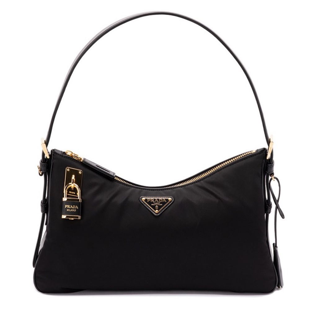 PRADA Aimee large logo re-nylon shoulder bag